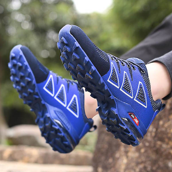 Vandringsskor för män Off-Road vattenavvisande sportskor Casual Outdoor Shoes 8-5 Blue 44