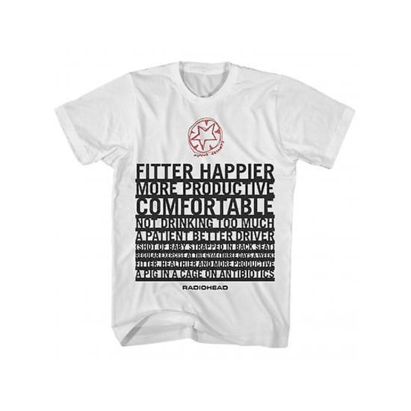 Radiohead T-shirt Lyckligare montör Lyrics Radiohead T-shirt Kläder 3XL