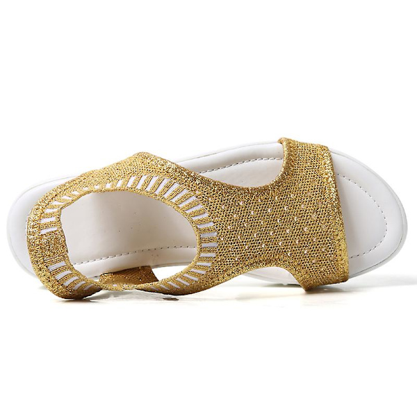 Damsandaler Casual Andas strandskor 808 Yellow 39