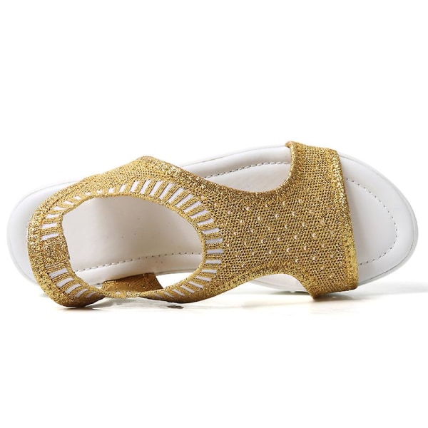 Damsandaler Casual Andas strandskor 808 Yellow 41