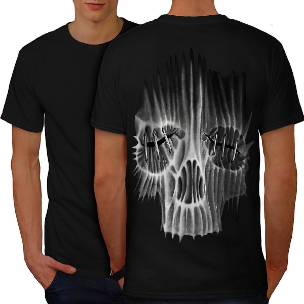 Stich Metal Rock Skull Herr T-shirt tillbaka M