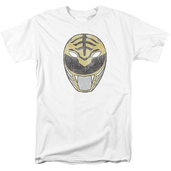 Power Rangers White Ranger Mask T-shirt M