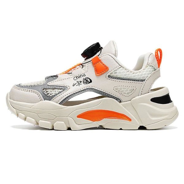 Sneakers för pojkar Andas löparskor Mode Sportskor 3C0371 Beige 31