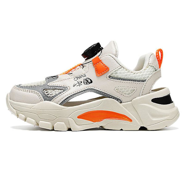 Sneakers för pojkar Andas löparskor Mode Sportskor 3C0371 Beige 32
