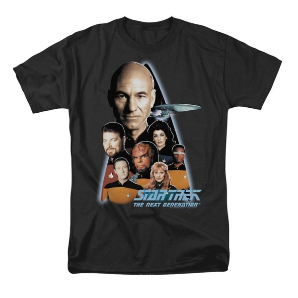 Star Trek The Next Generation Crew T-shirt Black S