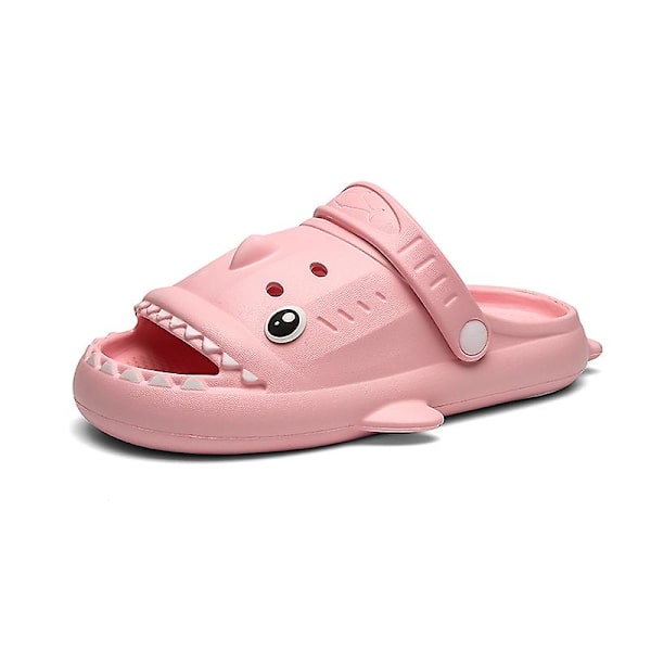 Pojkar Flickor Strandtofflor Hajsandaler Utomhus Halkfria inomhusskor 3Bsy001 Pink 24-25