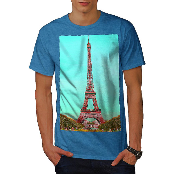 Paris Photo Park Mode Kunglig T-shirt för män M