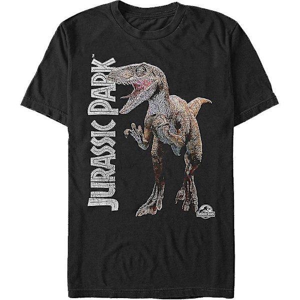Velociraptor Jurassic Park T-shirt kläder M