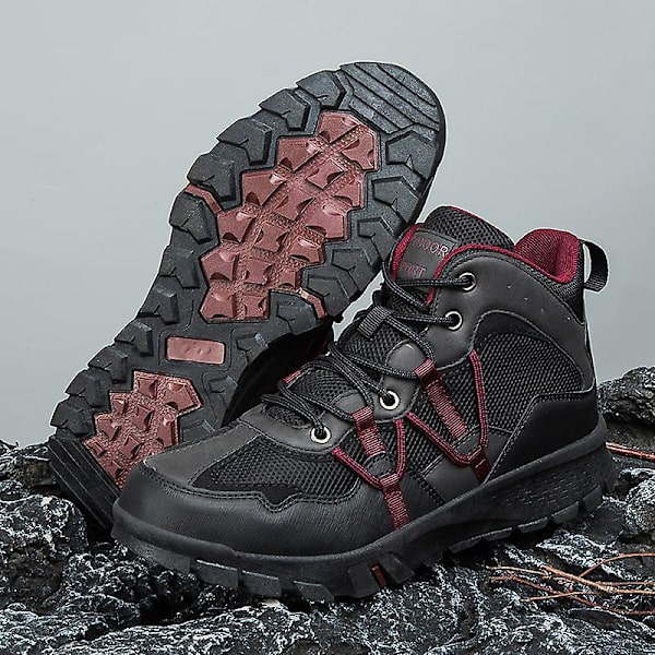 Vandringsskor för herr Andas Sneakers Halkfria utomhusskor 762 Gray 52