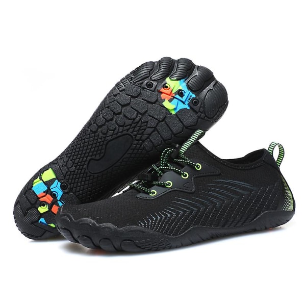 Vattenskor för män Snabbtorkande Sport Aqua Skor 3B977 Black 37