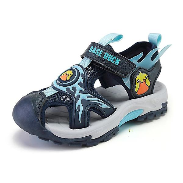 Barns strandtofflor Modesandaler Utomhus Halkfria inomhusskor 2Ca10 Blue 34