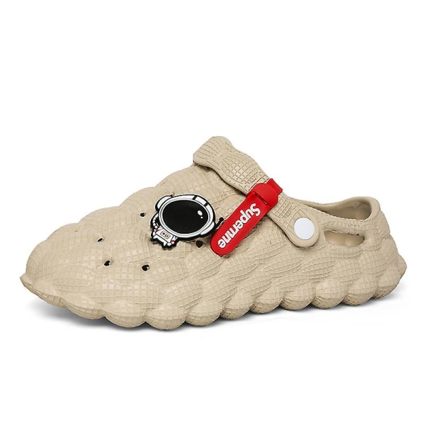 Strandtofflor för män Modesandaler Utomhus Halkfria inomhusskor 3B0032 Beige 43-44