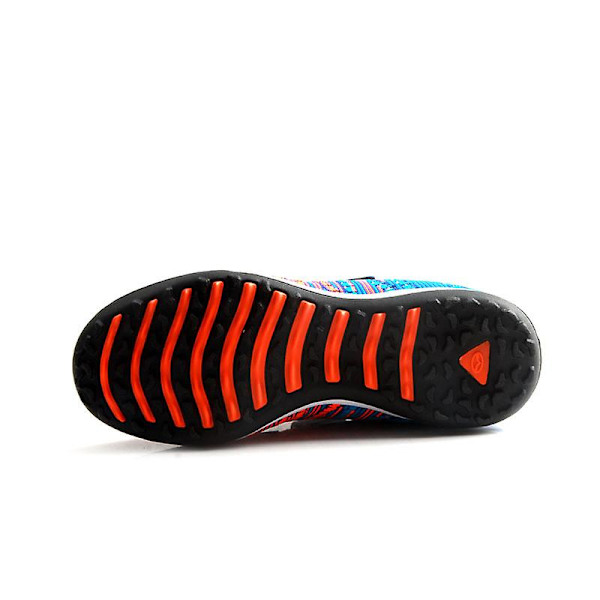 Fotbollsskor för pojkar Spikes Fotbollsskor för ungdomar Stövlar Athletic Sneaker 3Cs77031 Blue 30