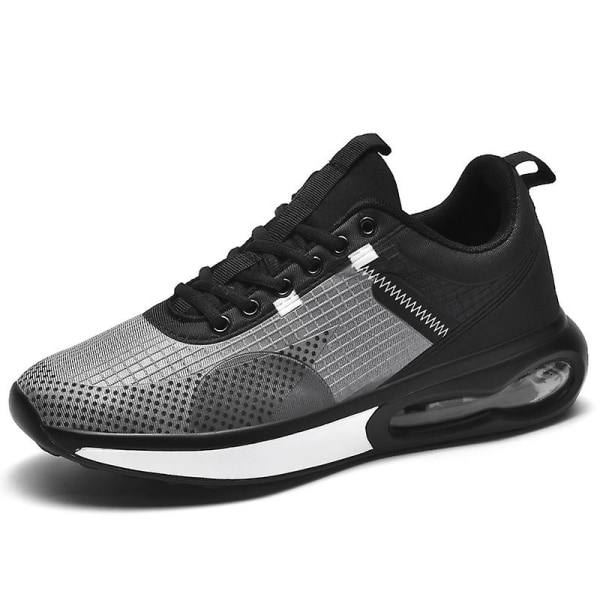Herrskor Luftkudde Sport Löparskor Mode Sneakers 2C0510 Gray 45