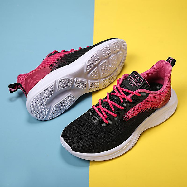 Damskor Andas Sneakers Halkfria löparskor 628 BlackRed 41