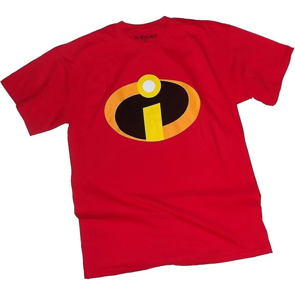 Disney The Incredibles Basicon Röd T-shirt för vuxna XL