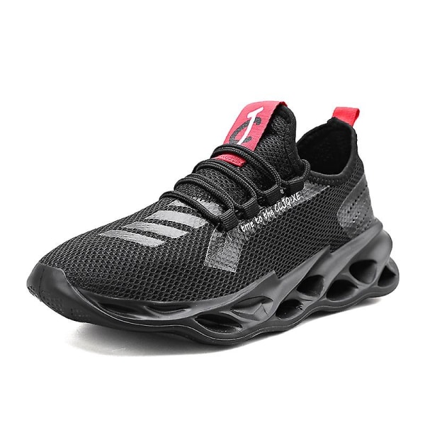 Sneakers för män Löpartennisskor Lättviktsventilerande Sport Athletic 3Cc102 Black 39