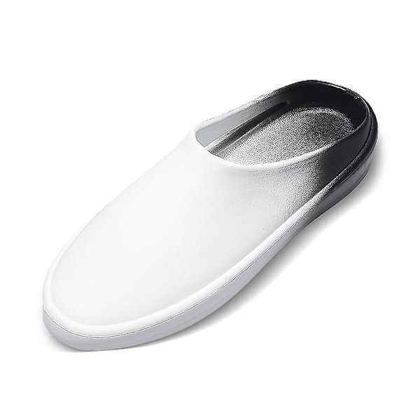 Män Kvinnor Strandtofflor Mode Sandaler Utomhus Halkfria inomhusskor YJ92112 WhiteBlack 41-42