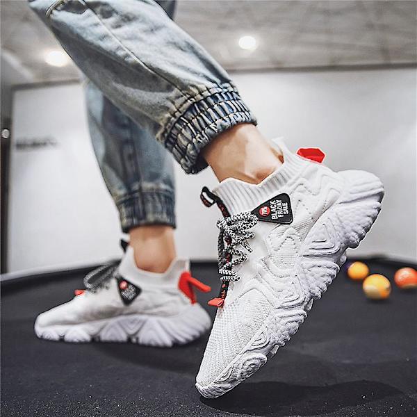 Herrsneakers Andas löparskor Mode Sportskor 3Ba13 White 41