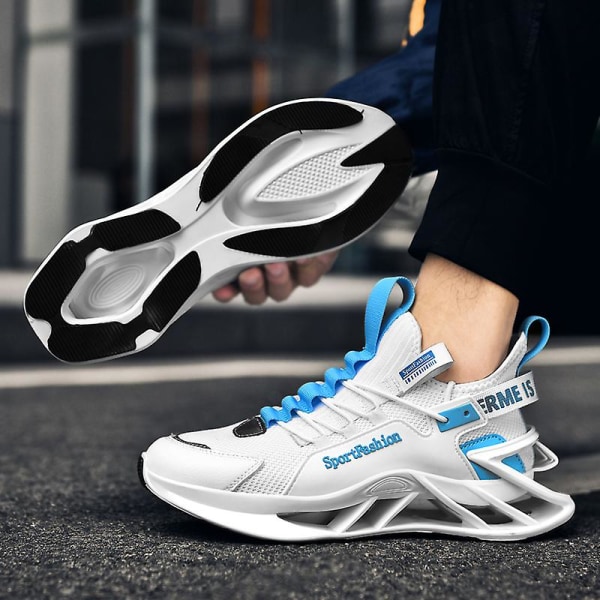 Herrsportskor Blade löparskor Halkfria Sneakers Fr18229 White 39