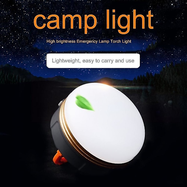 Multifunktion utomhus LED campingljus Bärbar lykta nödlampa