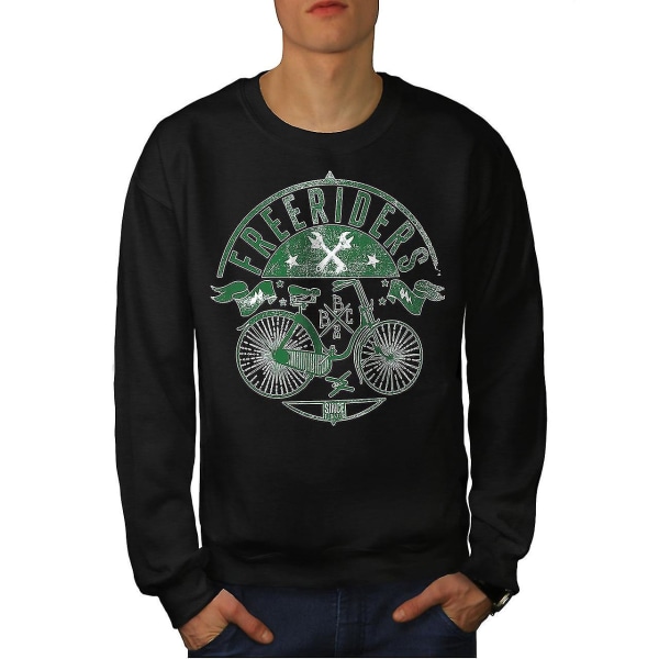 Freeriders Club Biker Herr Blacksweatshirt L