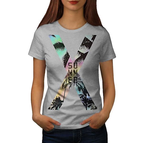 Tropisk sommarvärme T-shirt för kvinnor M