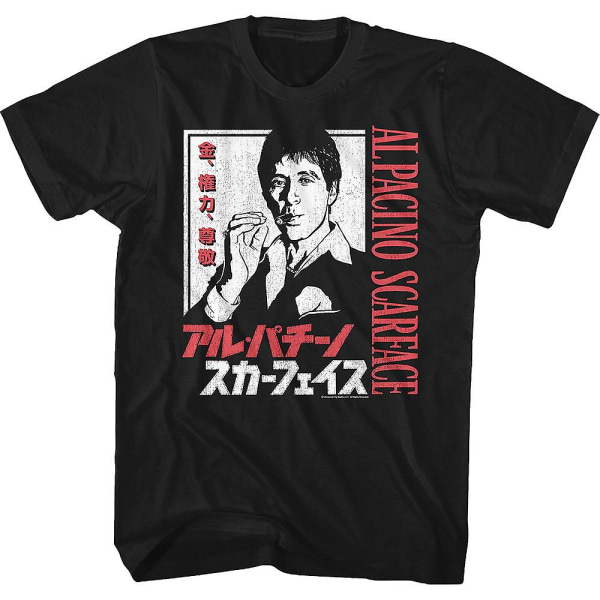 Japansk affisch Scarface T-shirt S