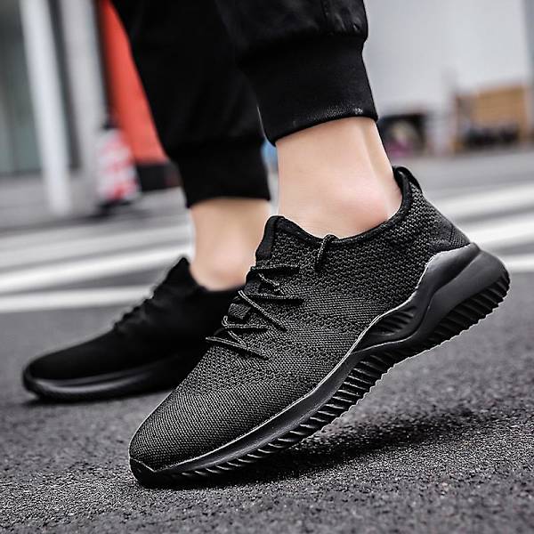 Herrsneakers Andas löparskor Mode Damsportskor 2L712 Black 44