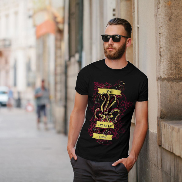 Vi sår inte coola män Blackt-shirt | Wellcoda XL