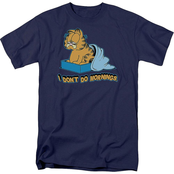 Jag gör inte Mornings Garfield T-shirt L