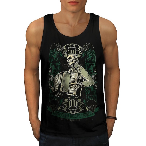 Hardcore Night Men Blacktank Top | Wellcoda L