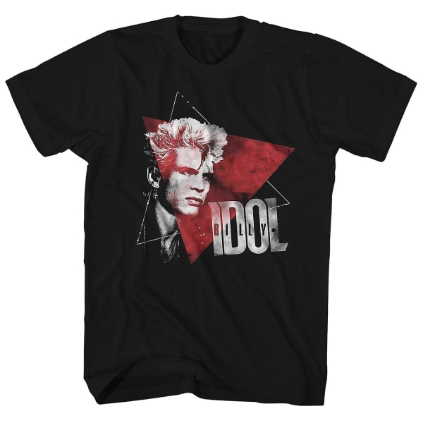 Billy Idol T-shirt Triangelmönster Billy Idol-skjorta XL