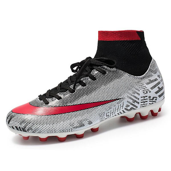 Fotbollsskor för män Spikes Fotbollsskor för ungdomar Ankelstövlar Athletic Sneaker 3C32736G Gray 34
