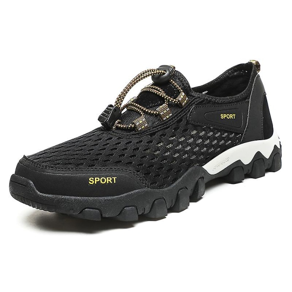 Herr Dam Sneakers Andas löparskor Mode Sportskor 112 Black 39