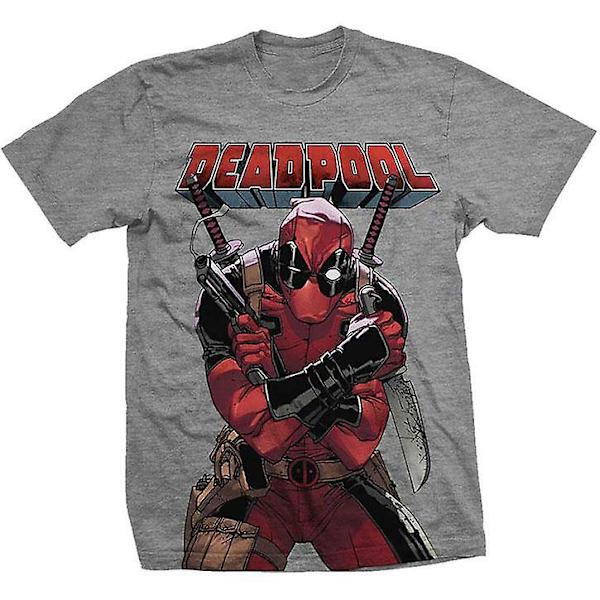 Deadpool T-shirt med stort print XL