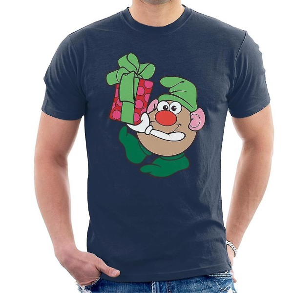 Mr Potato Head Christmas Festlig Elf T-shirt för män