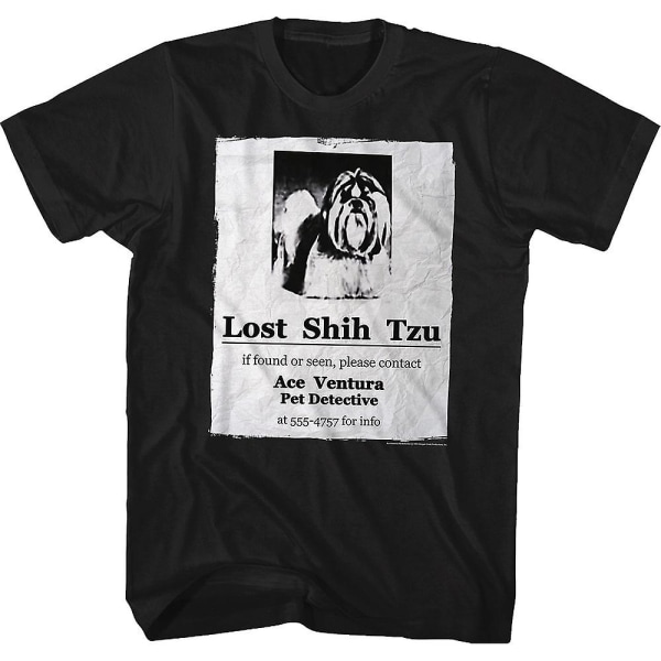 Lost Shih Tzu Ace Ventura T-shirt XL