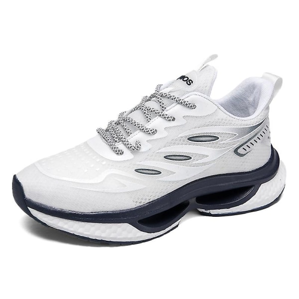 Sneakers för män Löpartennisskor Lättviktsventilerande Sport Athletic 3Cf602 WhiteBlue 39