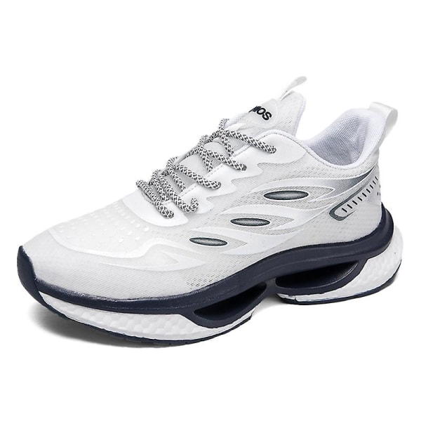 Sneakers för män Löpartennisskor Lättviktsventilerande Sport Athletic 3Cf602 WhiteBlue 41