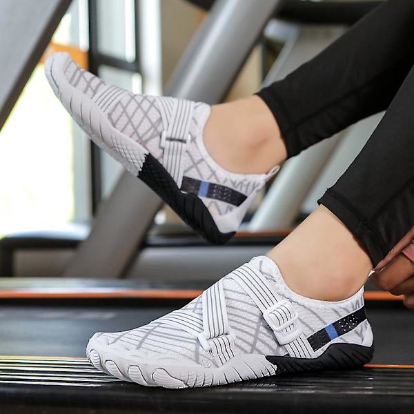 Vattenskor för män Snabbtorkande Sport Aqua Skor 3B1728 White 45