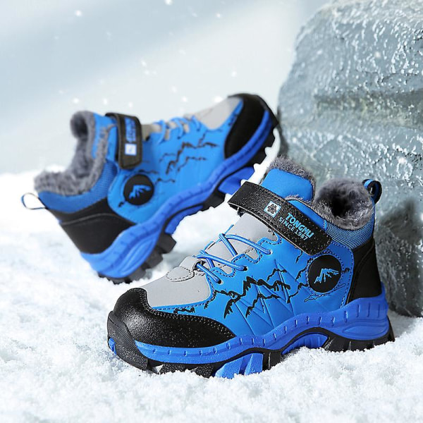 Barn vandringsskor Andas sneakers Halkfria Pojkar Flickor Vinterskor Y113  Blue 32 c2d5 | Blue | 32 | Fyndiq