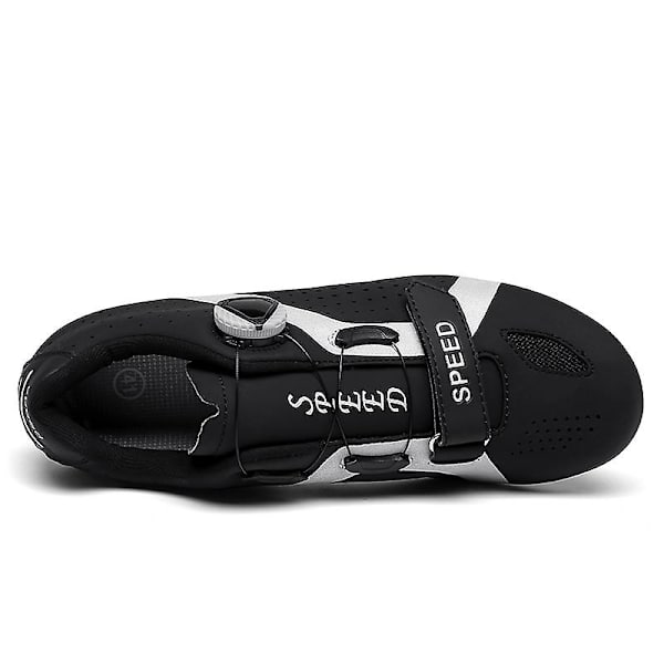 Cykelskor för män Cykelskor Landvägscykelridskor 3C006 Black 43
