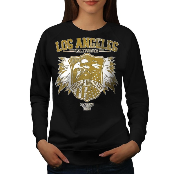 La Eagle Usa California Women Blacksweatshirt M