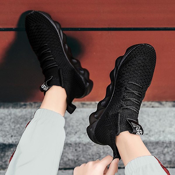 Sneakers för kvinnor Halkfria Coconut Skor Löparskor L450 Black 39