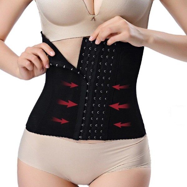 Waist trainer Bantningskorsett Body Shaper Modellering Bälte Shapewear Midja Cincher Fettkompressionsrem gördlar Fast Korsett 2022,beige XXXL