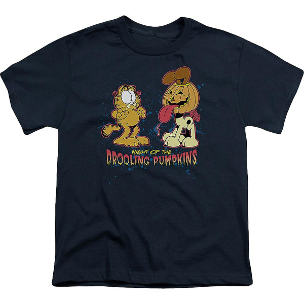 Ungdomsnatt av de dreglande pumporna Garfield Shirt L