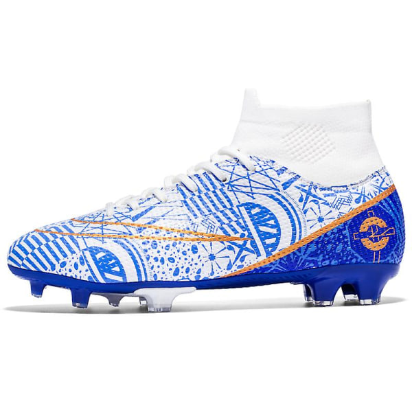 Fotbollsskor dam Spikes Fotbollsskor för ungdomar Stövlar Atletisk Sneaker 3C1101 White 41