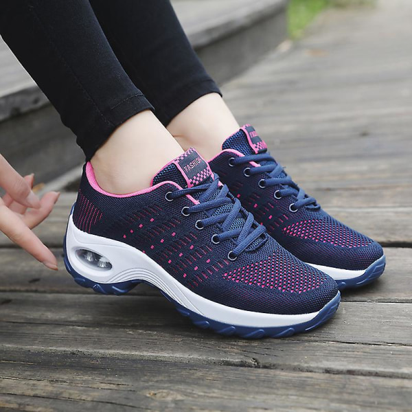 Damsneakers Air Cushion Sportlöparskor 8836 Blue 38