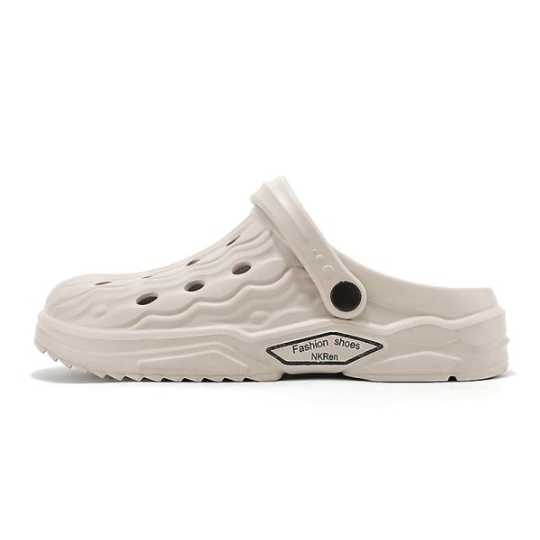 Strandtofflor för män Modesandaler Utomhus Halkfria inomhusskor 3Bs2109 Khaki 39
